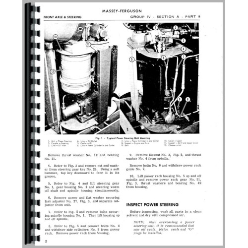 massey ferguson 204 service manual