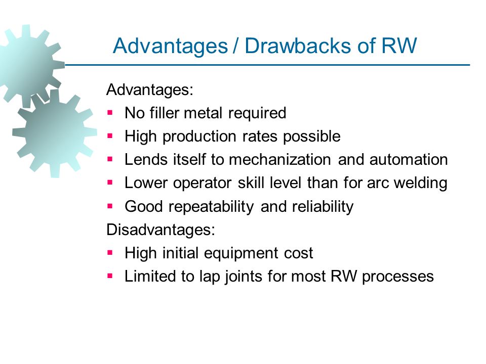 manual metal arc welding advantages disadvantages