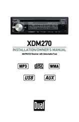 dual xdm260 car stereo manual