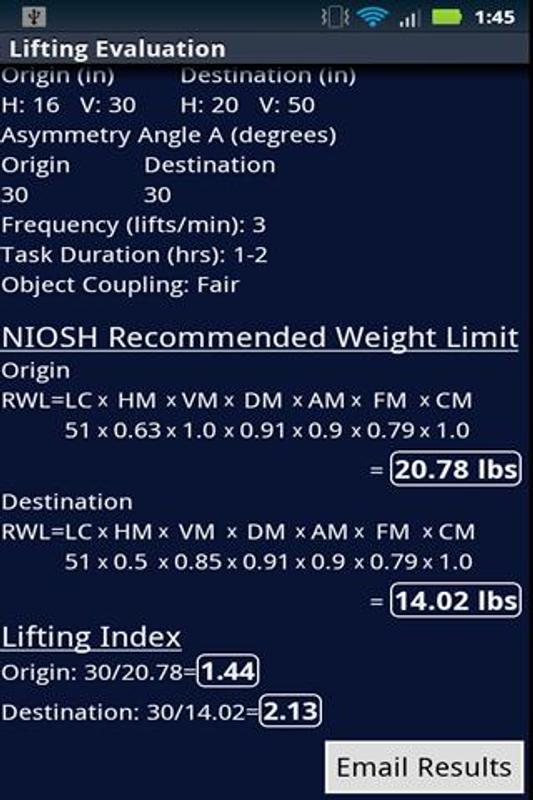 application manual for the revised niosh lifting equation publisher