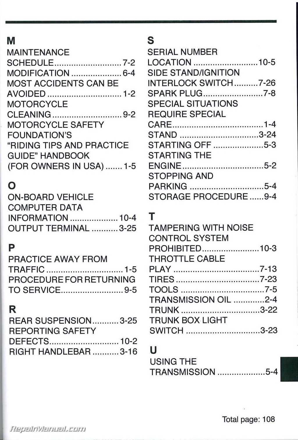 2009 suzuki lt-a750xpz service manual