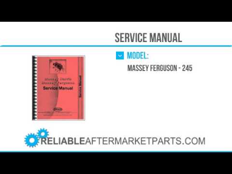 massey ferguson 204 service manual