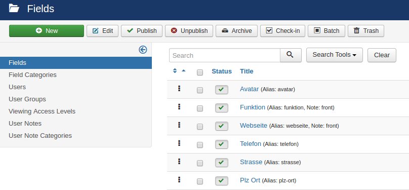 joomla list plugin that need to be manually updated