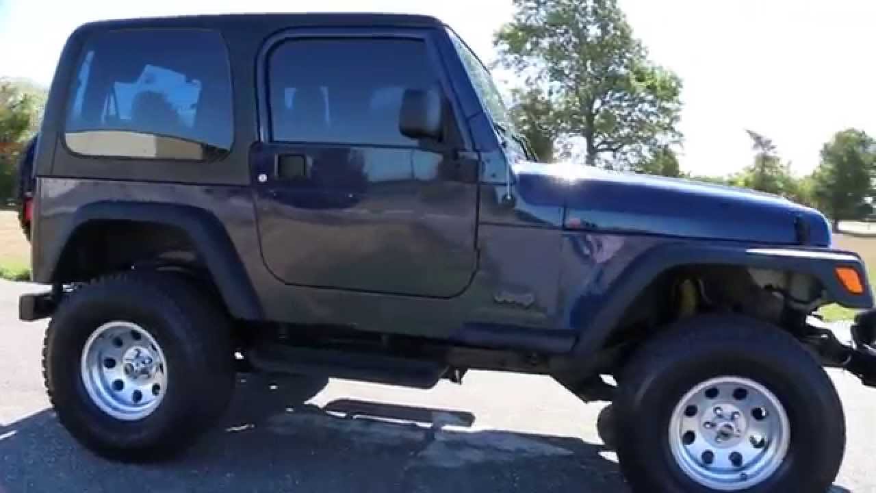 2000 tj owners manual for sale