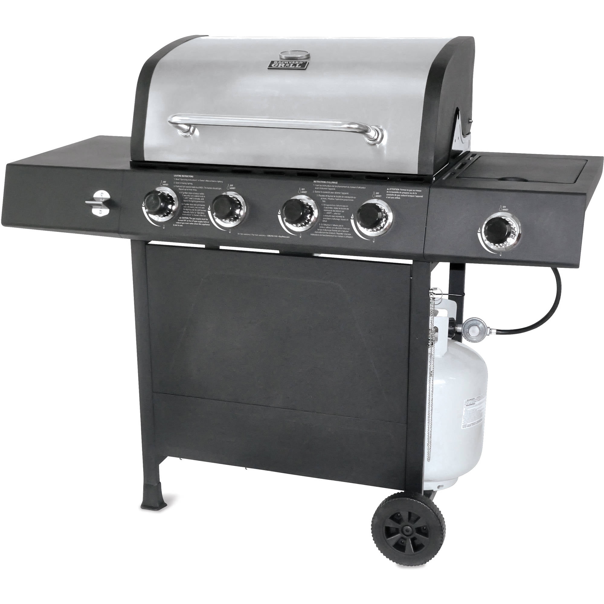 backyard bbq grill 4 burner manual