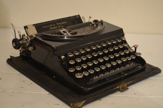 remington portable model 5 typewriter manual