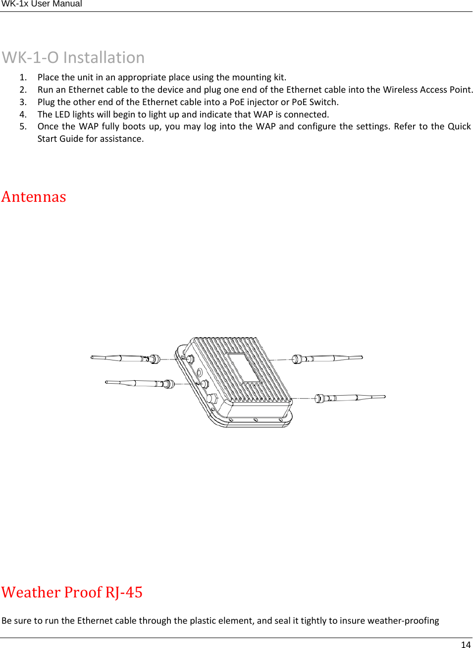 pakedge wk-1 user manual