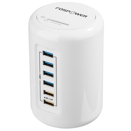 fospower 6-port usb 3.0 hub tower manual