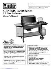 weber genesis e330lp owners manual