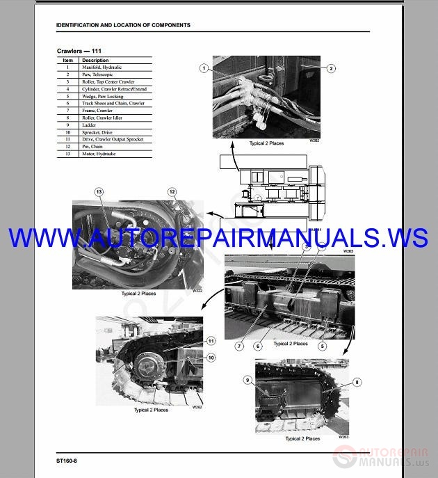 national crane 500c parts manual