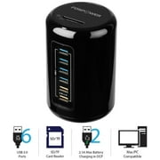 fospower 6-port usb 3.0 hub tower manual