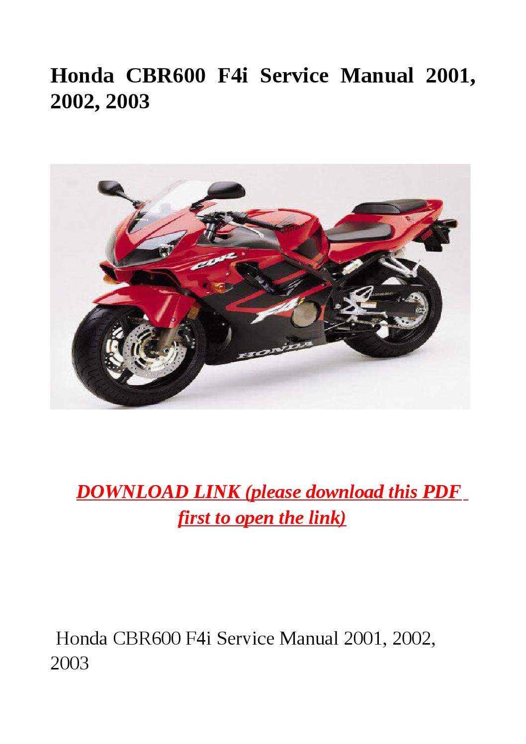 2002 cbr 600 f4i owners manual pdf