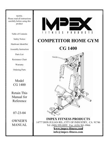 impex wm-1508 user manual