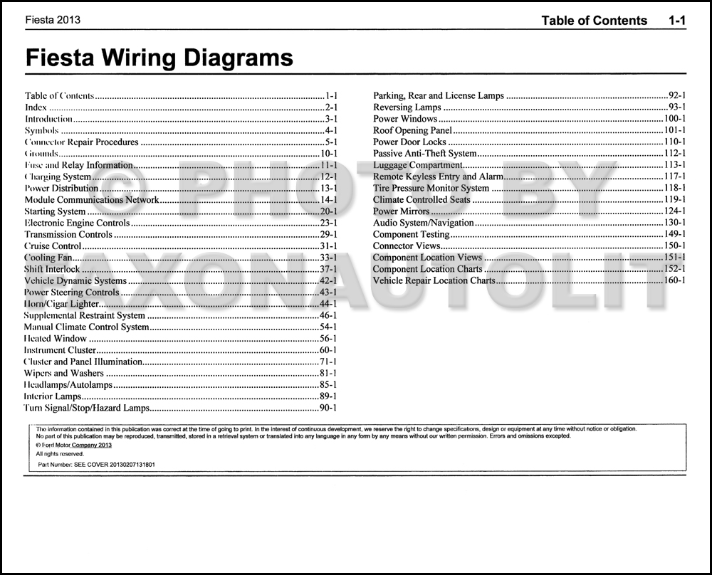 ford fiesta repair manuals 2013