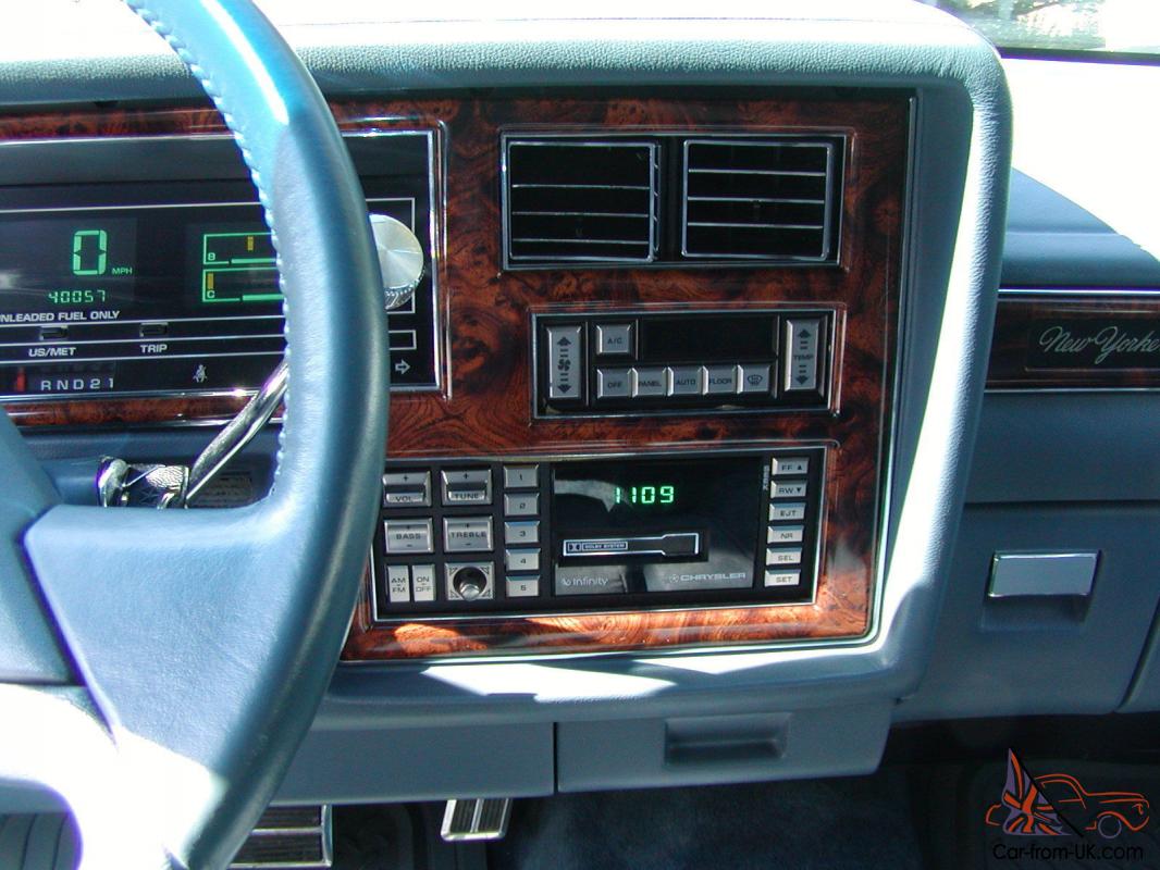 1988 chrysler new yorker owners manual