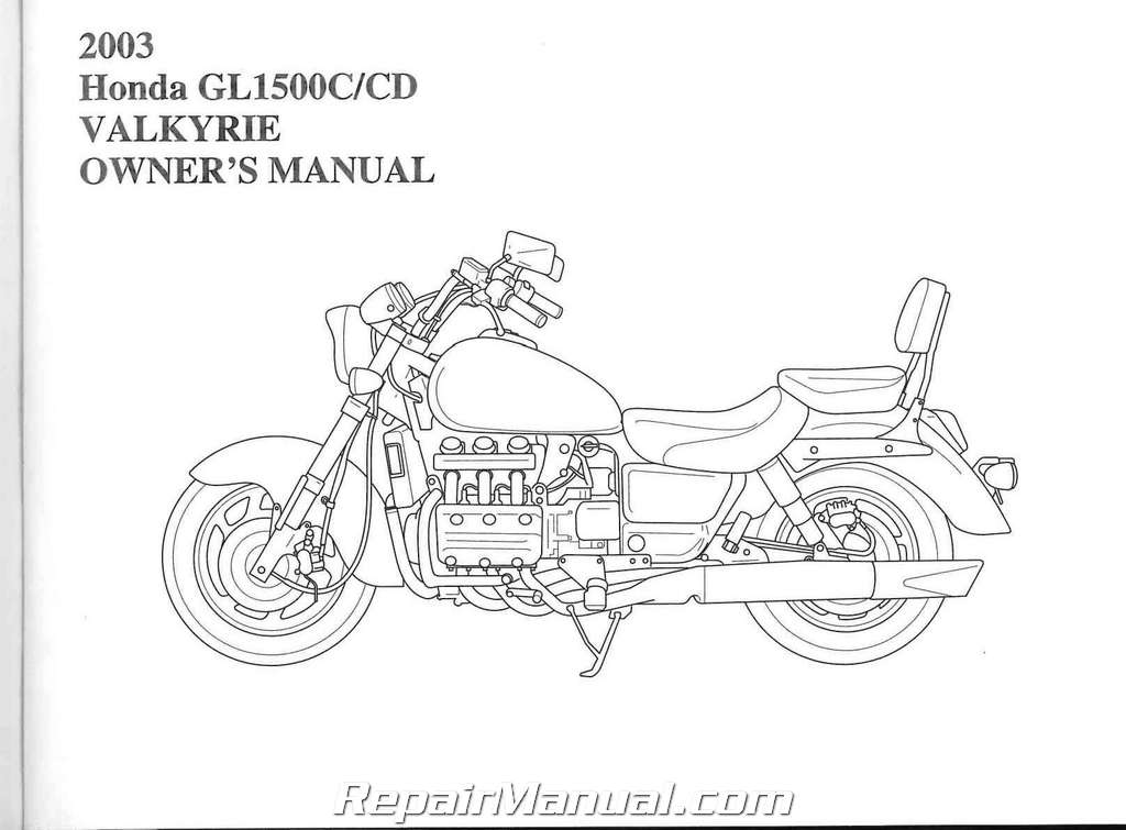 manual clymer honda valkyrie 1500