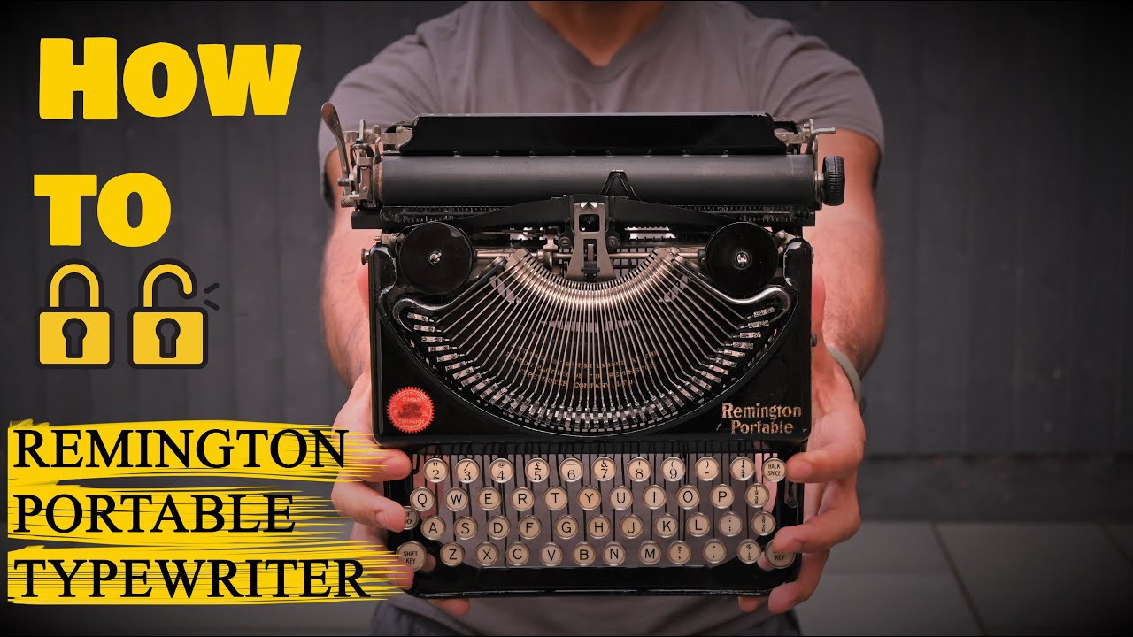 remington portable model 5 typewriter manual