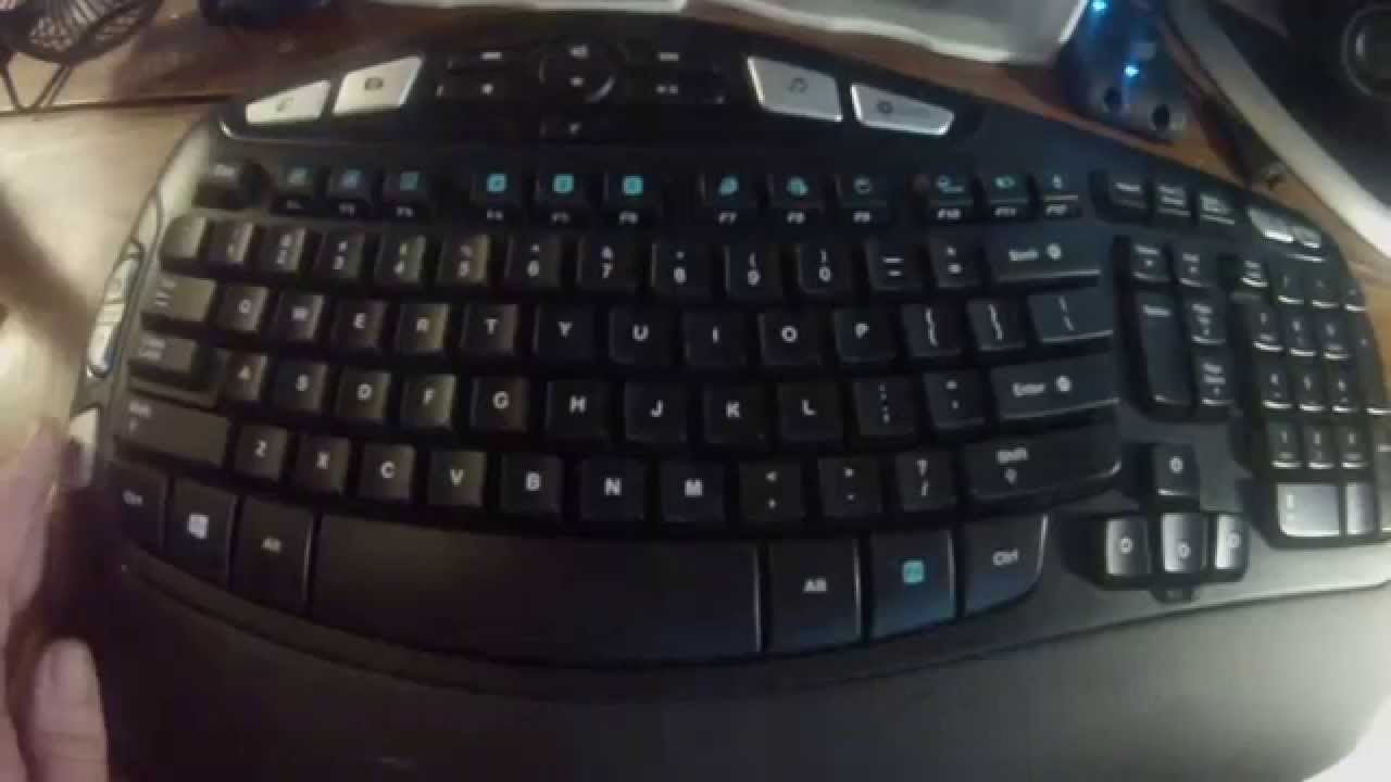 logitech k350 wireless wave keyboard manual