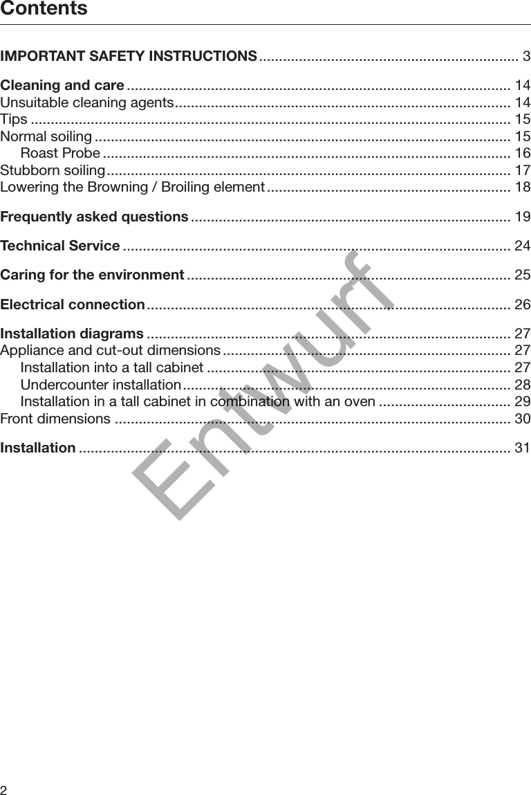 delonghi convection oven user manual