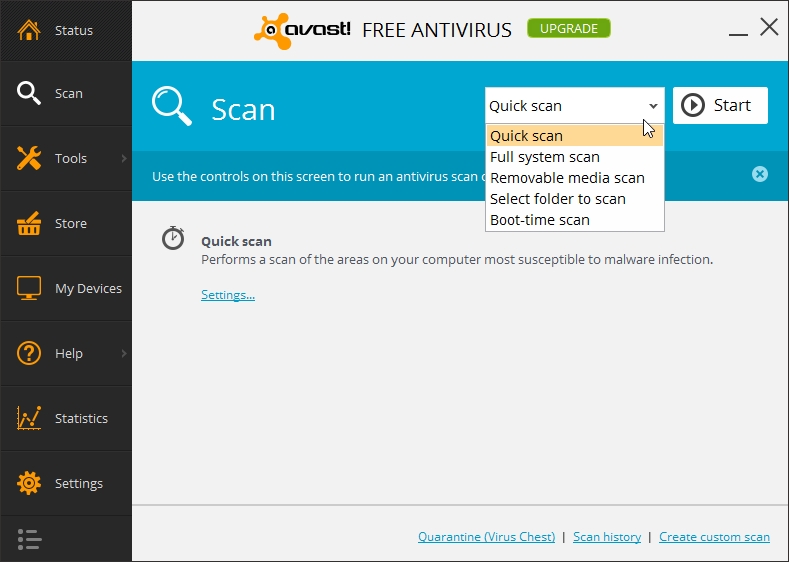 avast free antivirus manual update file