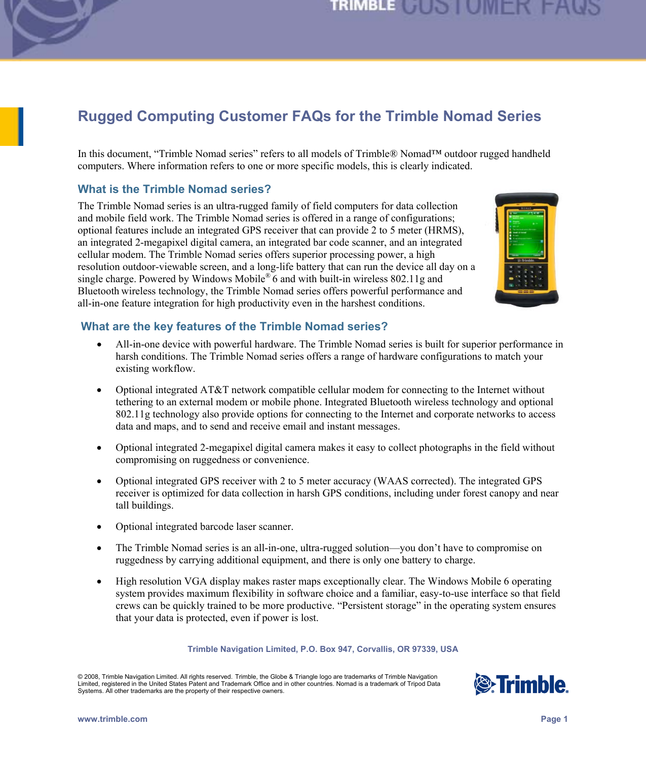 trimble tablet rugged pc manual