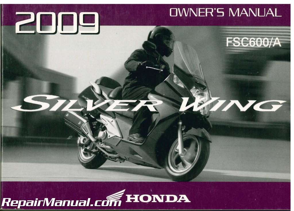 honda service manual fsc600 silverwing