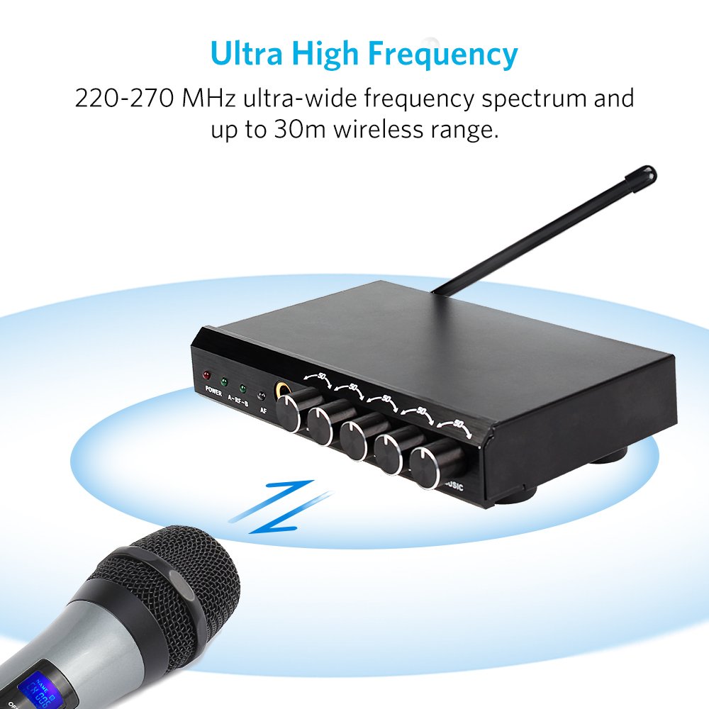 archeer bluetooth wireless microphone system manual