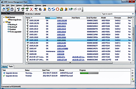 axis camera management software manual