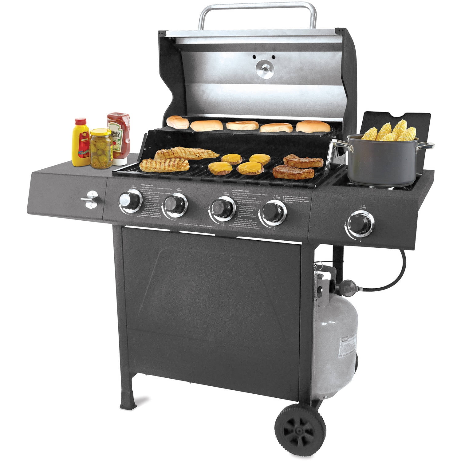 backyard bbq grill 4 burner manual