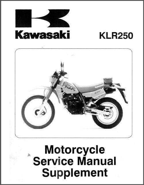 2005 kawasaki klr 250 service manual