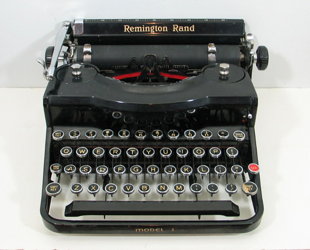 remington portable model 5 typewriter manual