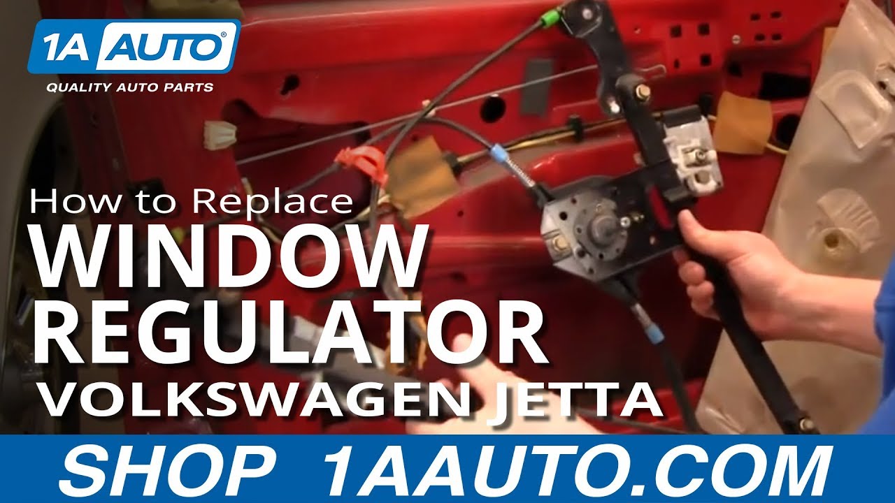 2007 vw jetta manual window regulator installation