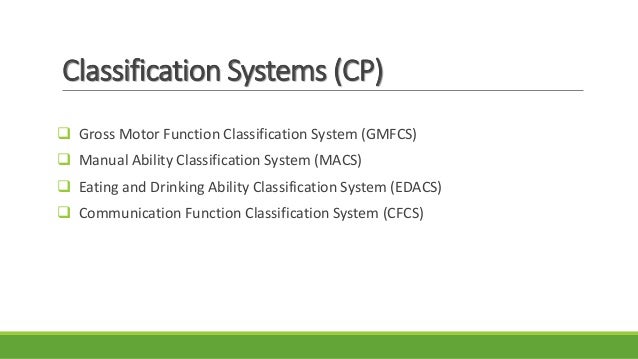 macs manual ability classification system level