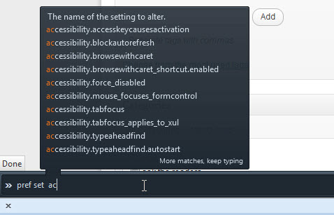 firefox edit about config manually