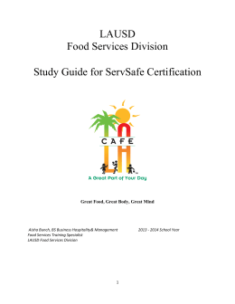 food handlers certificate ontario practice manual