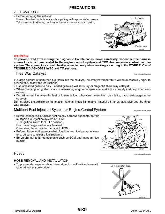 infiniti fx35 2009 service manual