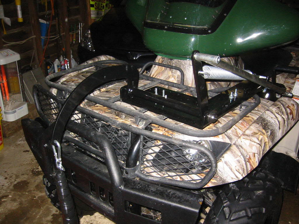 kimpex atv plow manual lift