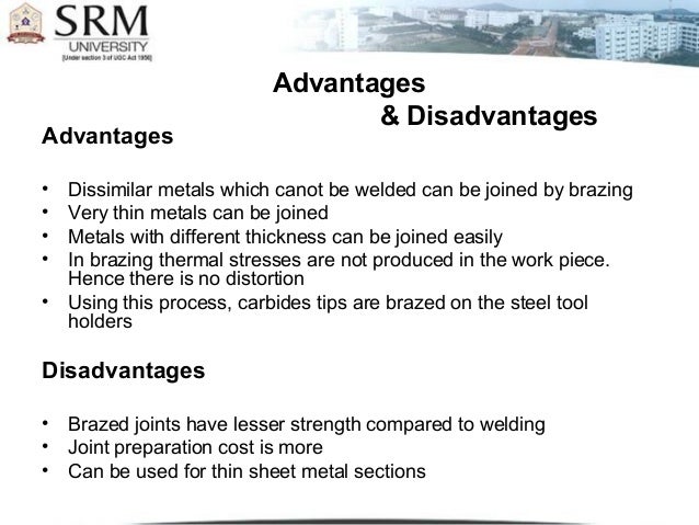 manual metal arc welding advantages disadvantages