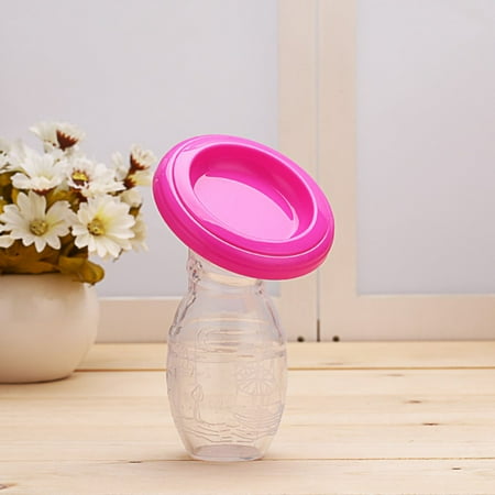 manual silicone breast pump suction