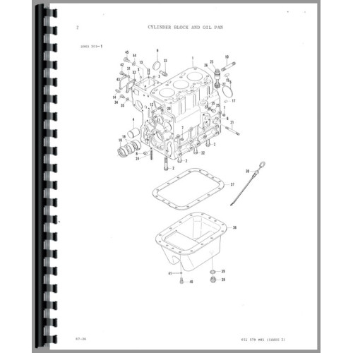 massey-ferguson 165 tractor parts manual