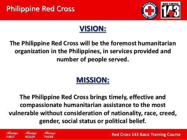 philippine red cross training manual