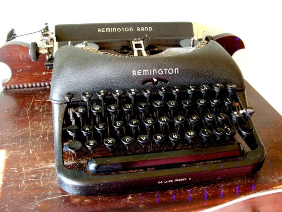 remington portable model 5 typewriter manual